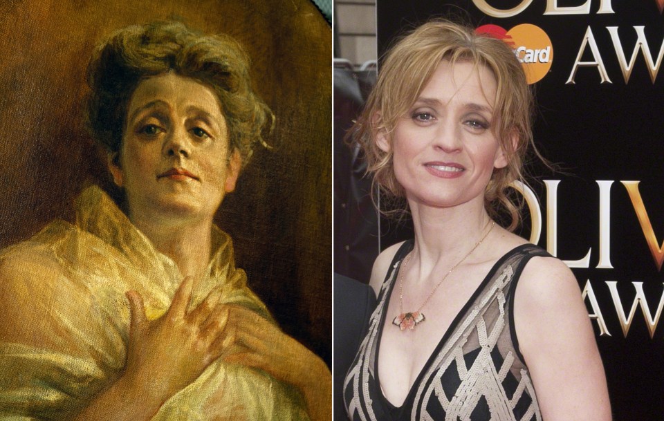 Portrait of Eleonora Duse and Anne-Marie Duff