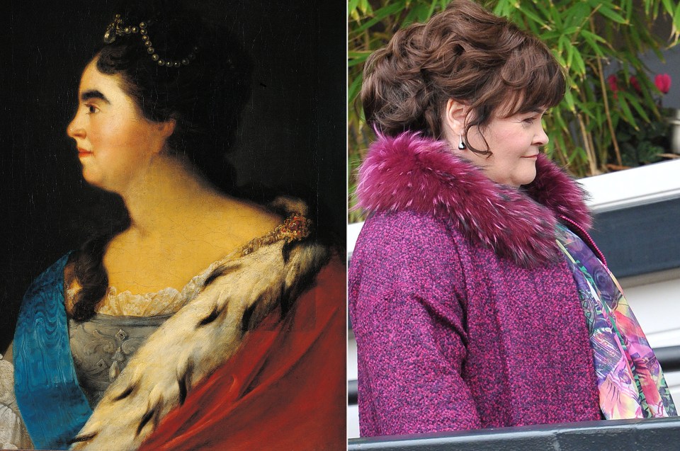 Catherine I and Susan Boyle