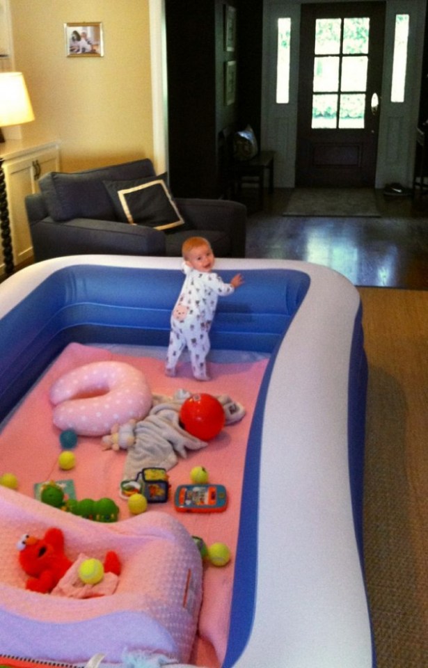 Paddling pools can provide the perfect safe play zone