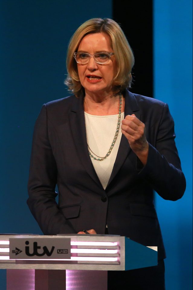  Amber Rudd ... Tory minister hits out at Ukip leader's accusations