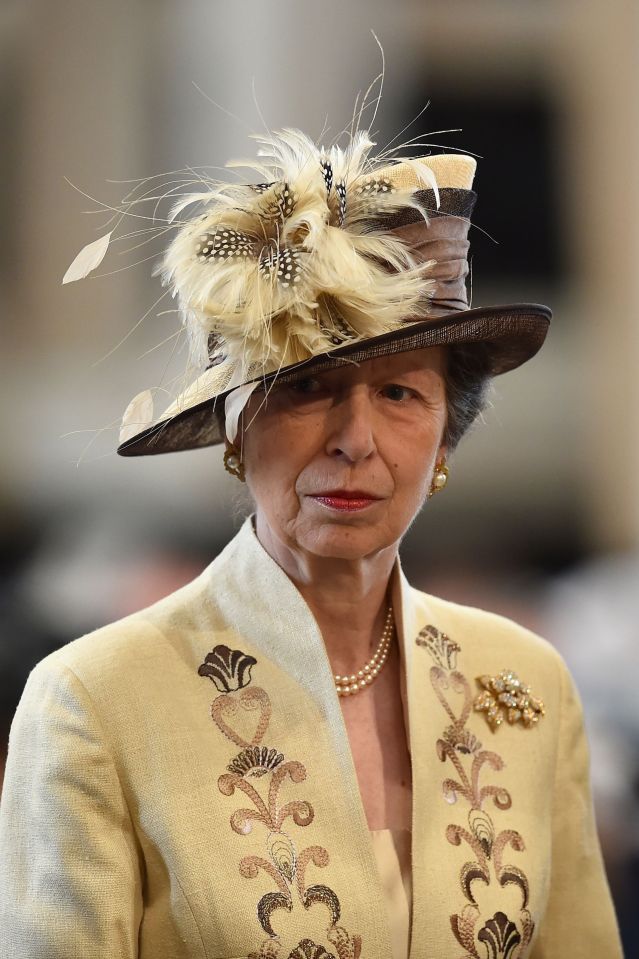  The Princess Royal heard how the Queen had sustained the country 'through war and hardship, through turmoil and change'