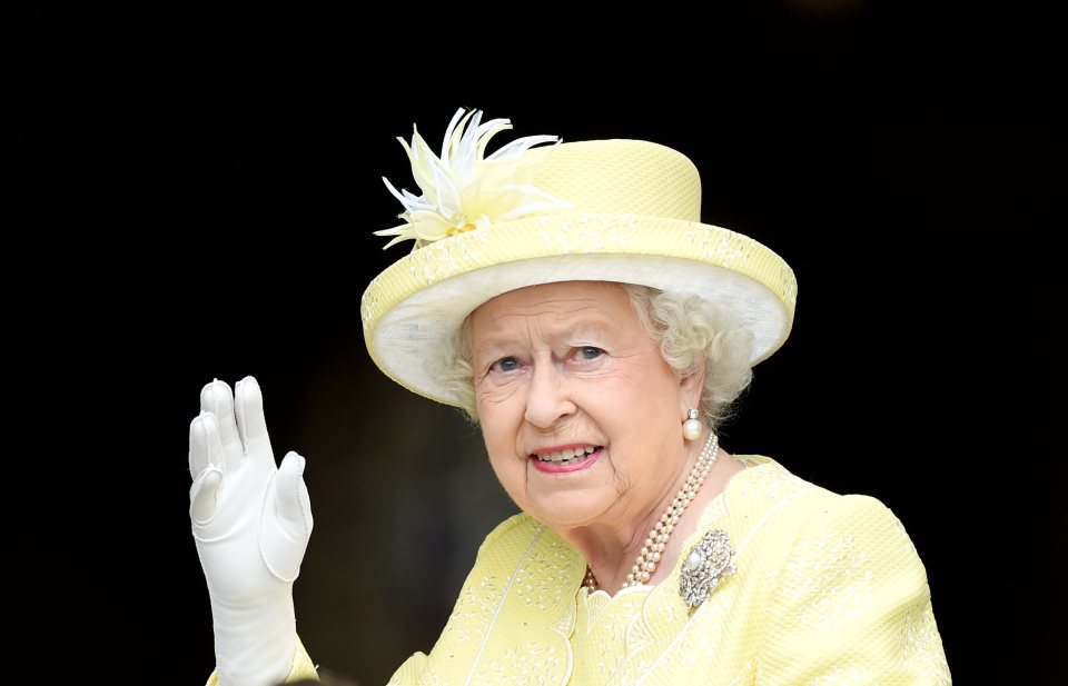  The Queen arrives at the service of thanksgiving to mark her milestone 90th birthday