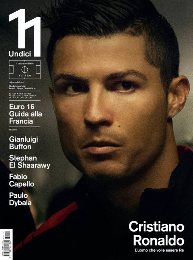 Cristiano Ronaldo gave the interview to Italian magazine Undici