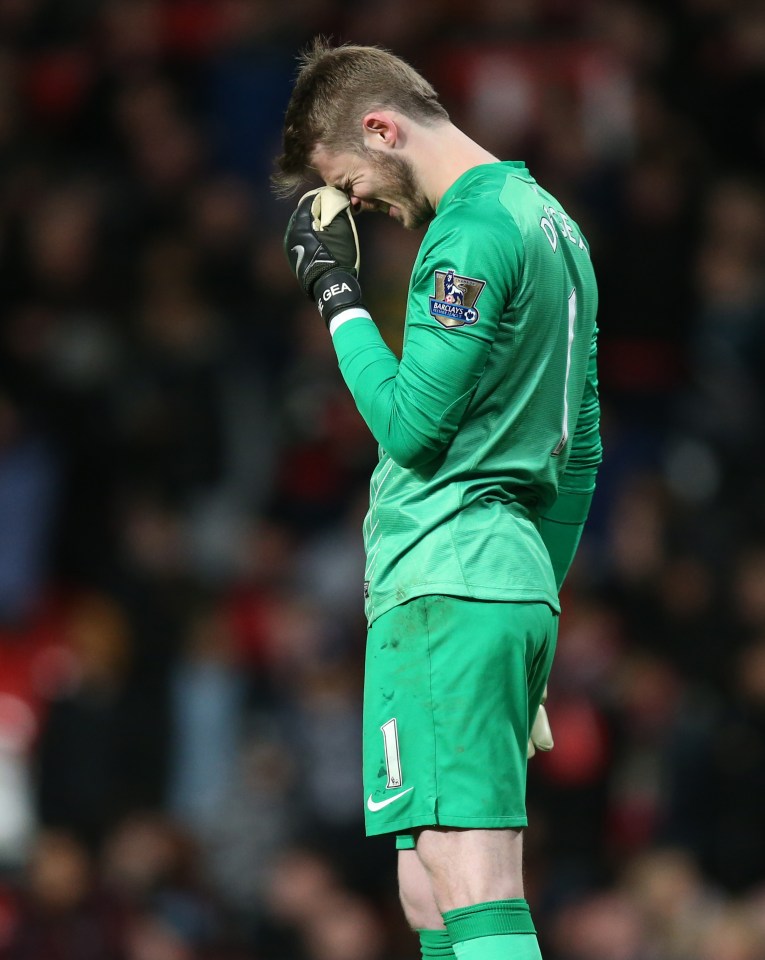 Manchester United goalkeeper David De Gea