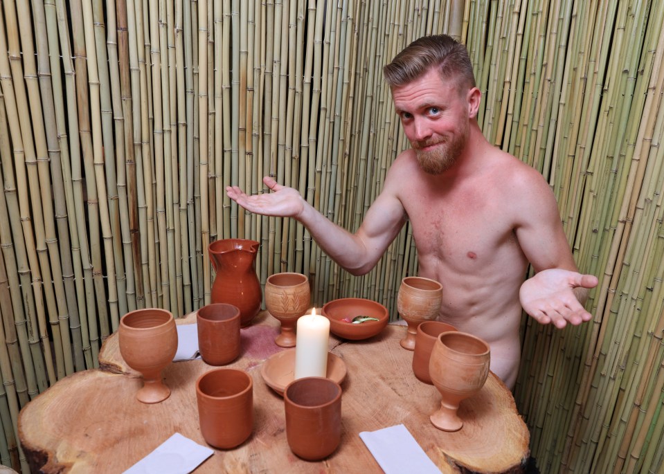 There are several course to get through at London's Naked Restaurant