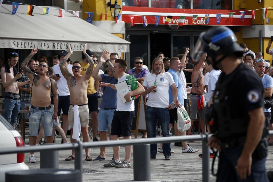  Impressive tattoos were on show among England fans caught up in the violence in Marseilles