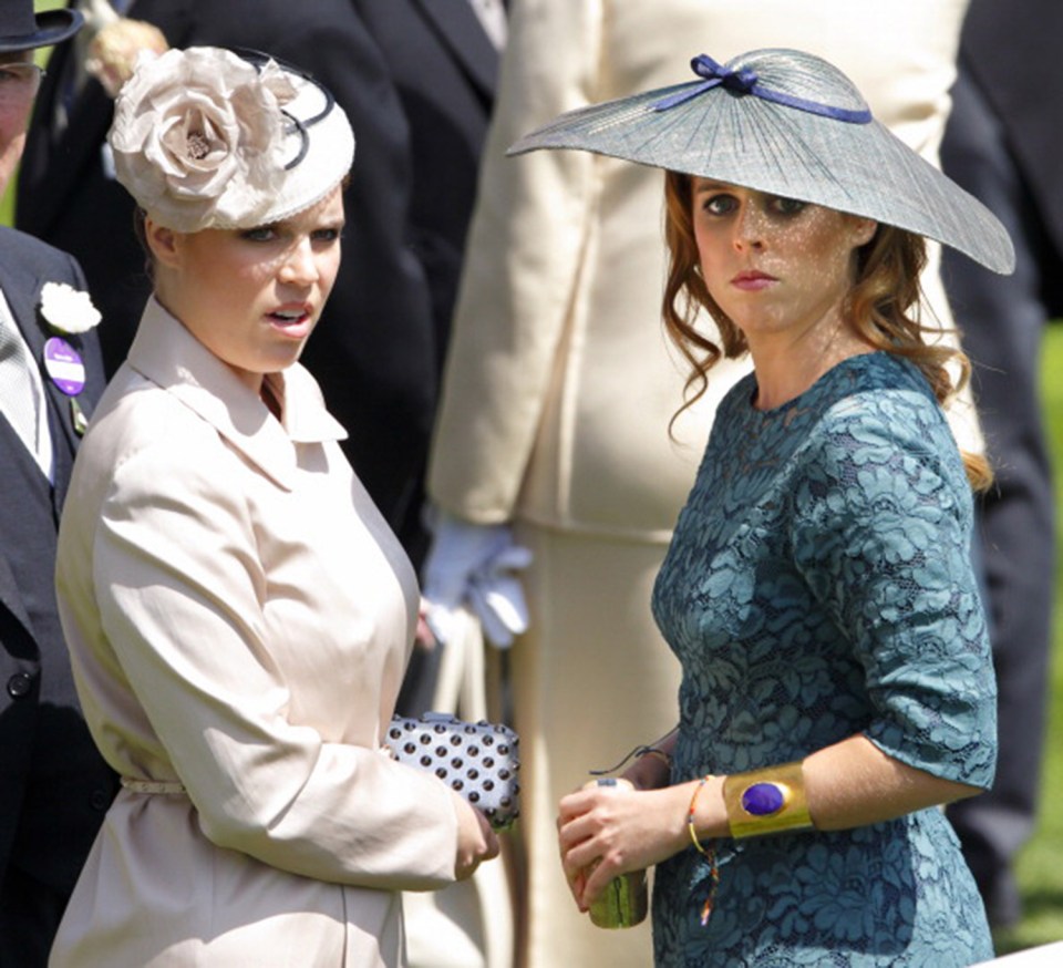 Princesses Beatrice and Eugenie