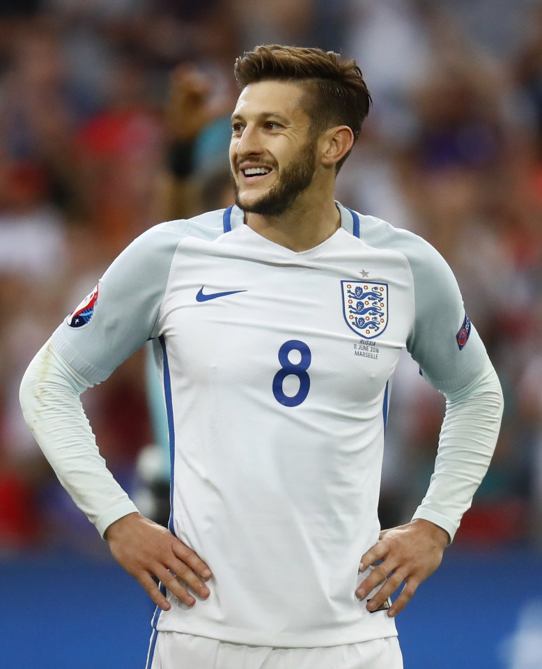  Liverpool‘s Adam Lallana was one of the stars of England‘s show against Russia