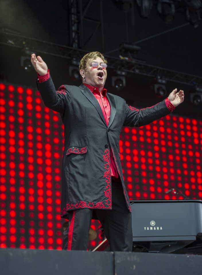  Elton John was branded a 'diva' after threatening to walk offstage during a gig in Leicester