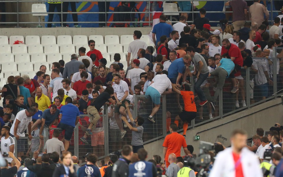 Russian fans mercilessly stormed helpless England supporters after the 1-1 draw in Marseille, with Uefa handing the nation a suspended disqualification