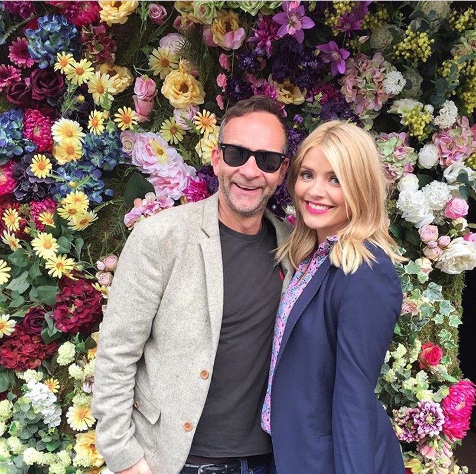  Blossoming ... Holly says she has 'fallen in love all over again' with the Through The Keyhole producer