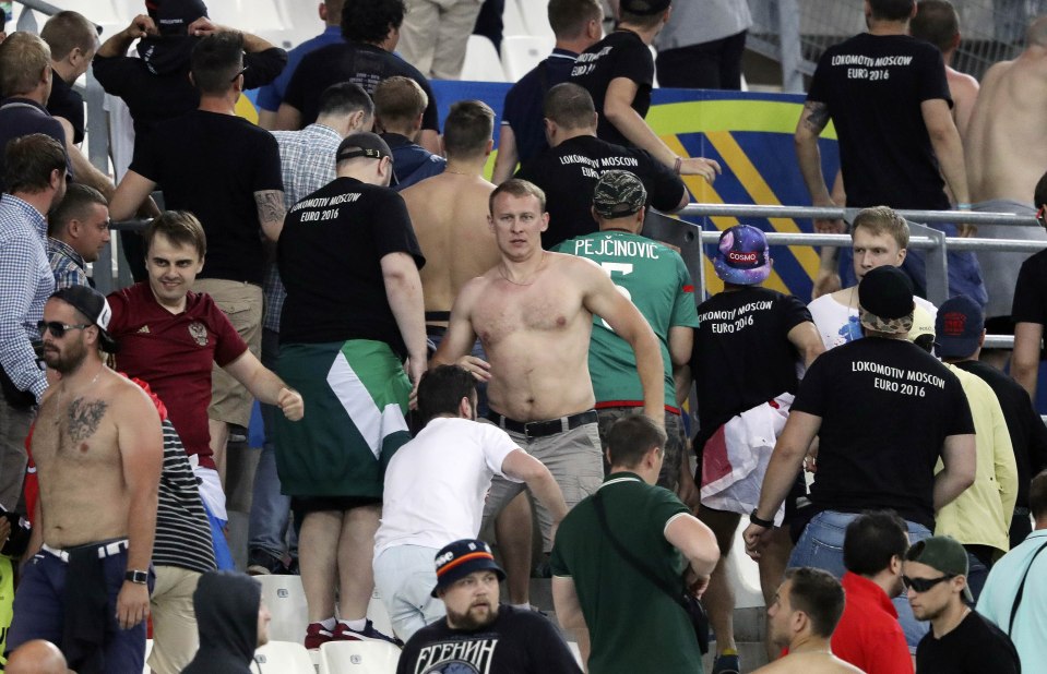 russian ultras hooligan Euros 2016