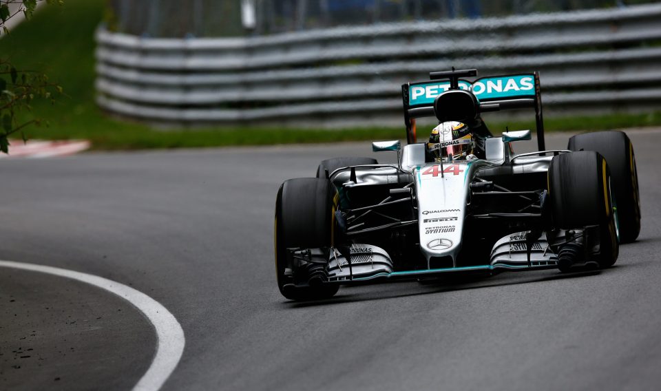  Great Britain's 31-year-old Lewis Hamilton expertly driving his Mercedes