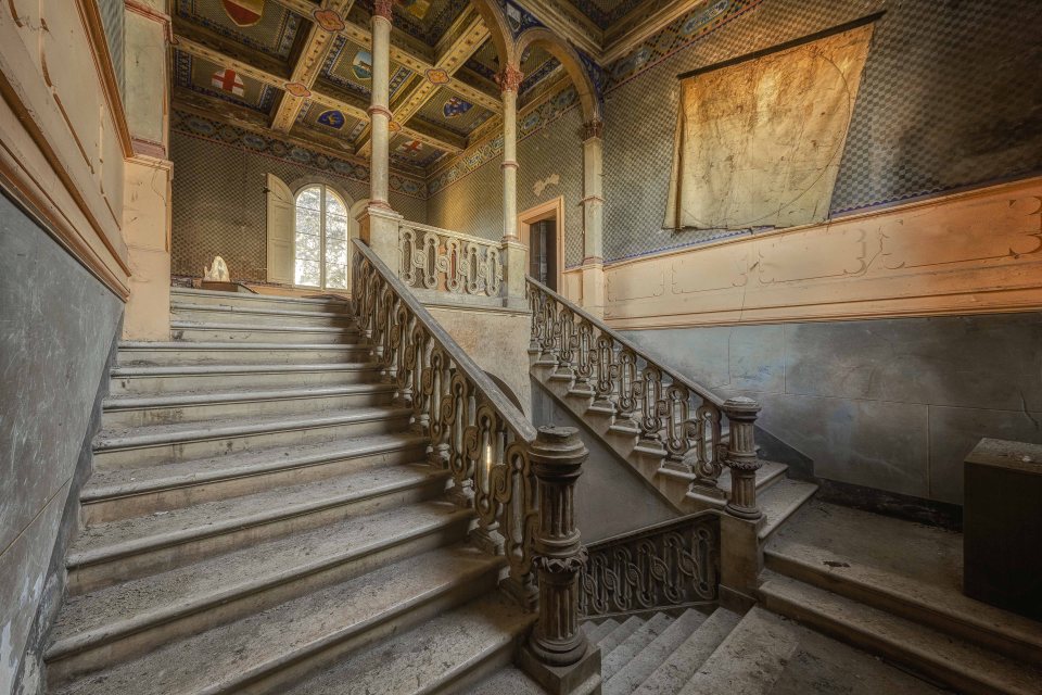 Decadent homes that are falling apart are now on sale