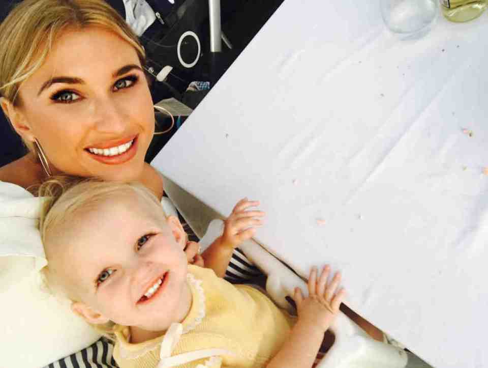 'My little lady'... Billie shares cute snap with Nellie on first night of holiday