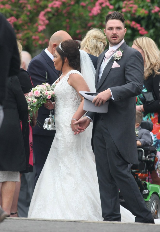 Charlotte tied the knot with husband Andy in Derby earlier this month 