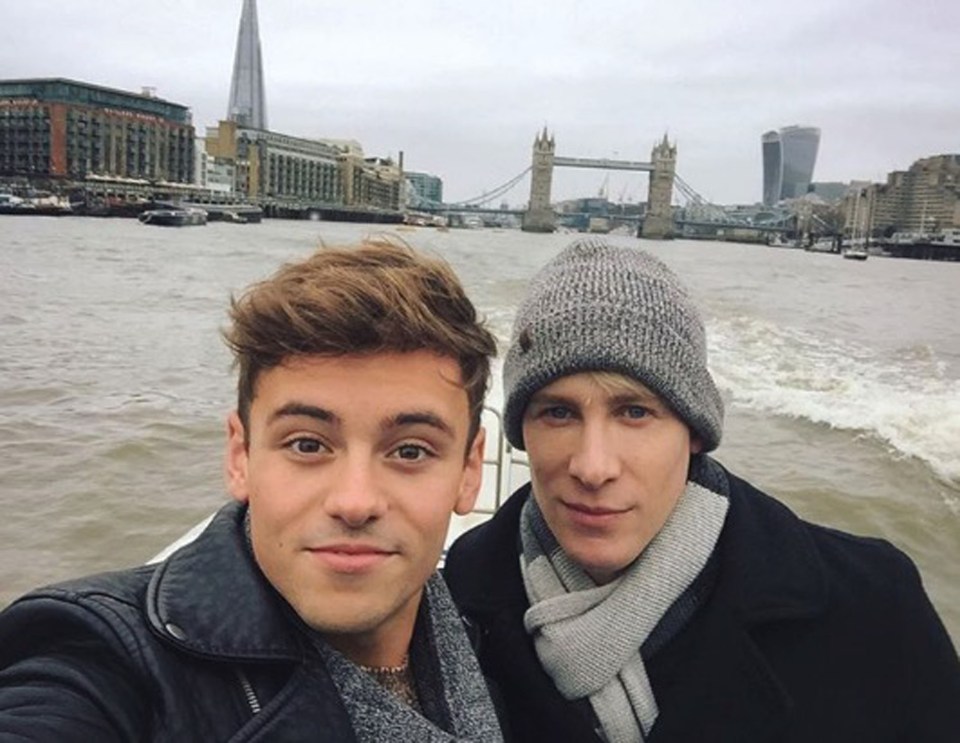 The diver is currently engaged to American screenwriter, director, film and television producer Dustin Lance Black.