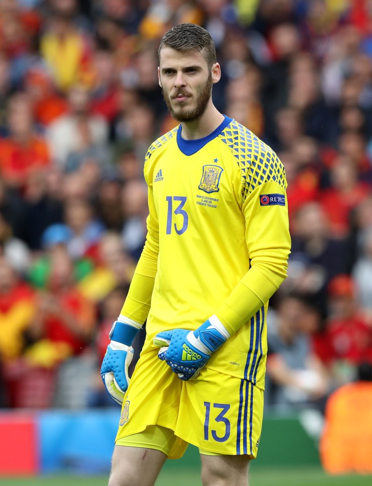 David de Gea started for Spain despite being dragged into a sex scandal