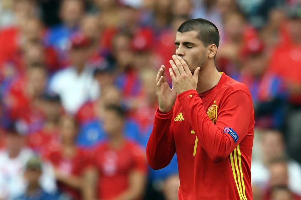 Alvaro Morata missed a host of chances as Spain drew 0-0 with Czech Republic