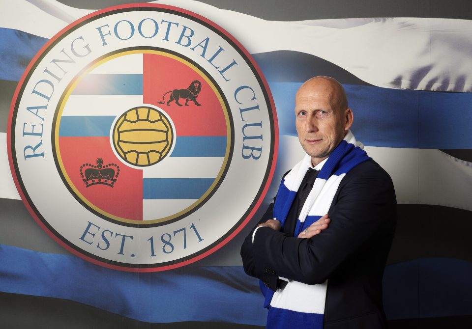 Jaap Stam unveiled today as Reading FC new manager.