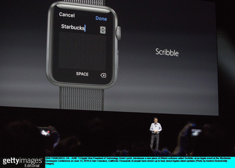 WatchOS 3 will also feature a diddy app called Scribble which allows to draw out the letters in a message