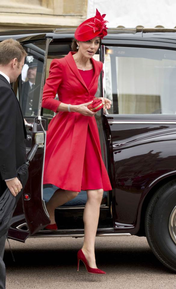 Kate dazzled in a red dress she wore on a trip to Canada in 2011