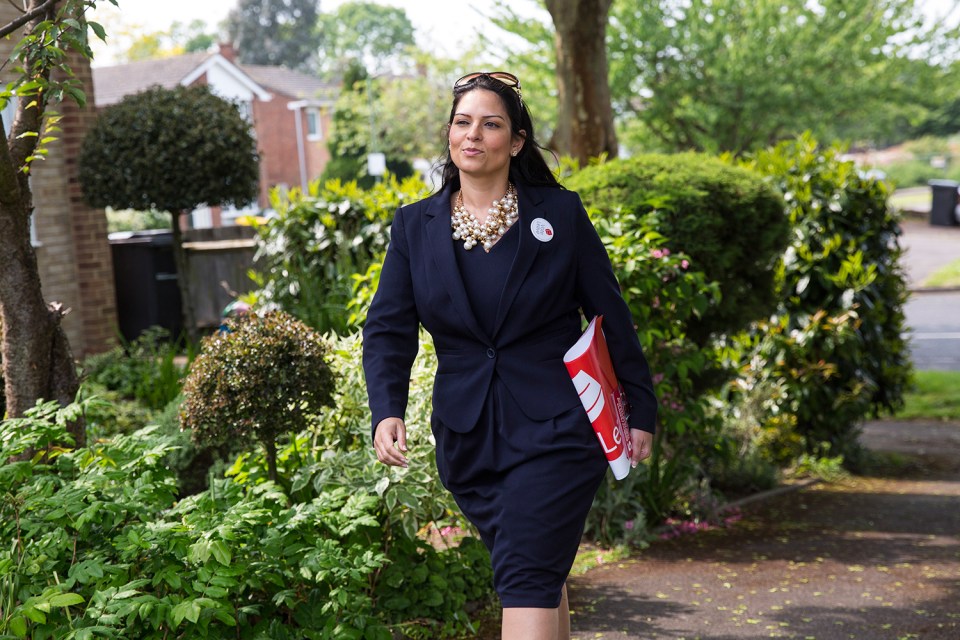  Priti Patel joined senior Tory colleagues in committing to maintain current levels of funding