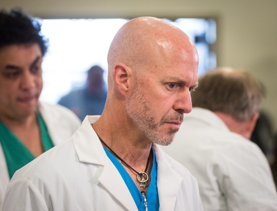 Dr. Marc Levy, an Orlando Health trauma surgeon attended a press conference 