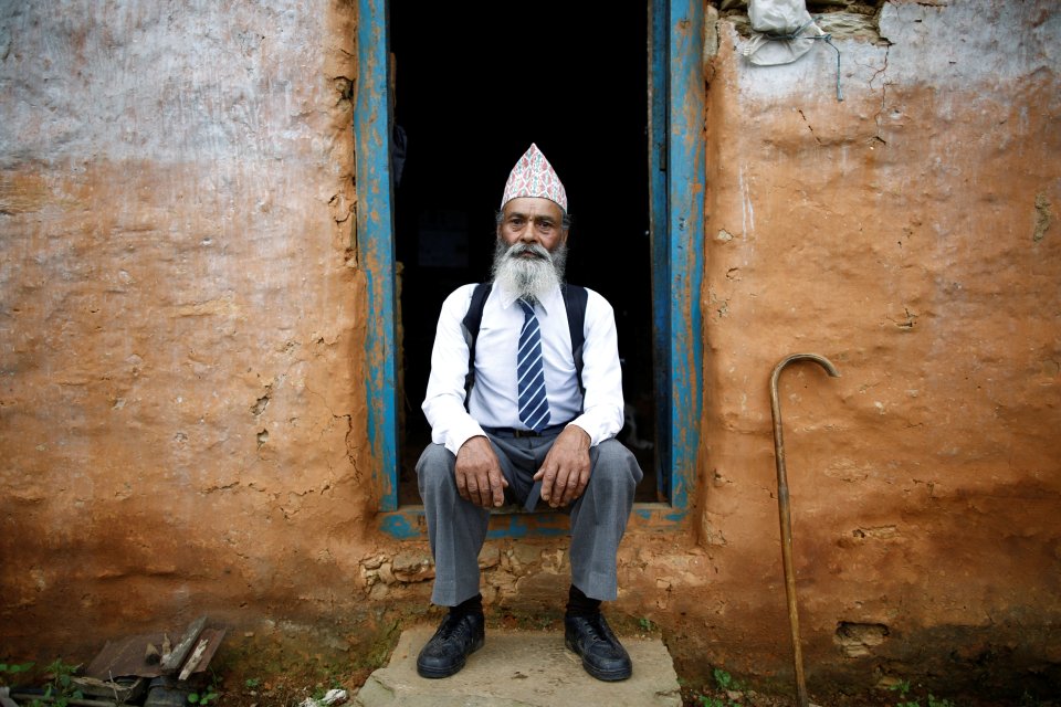 He hopes to inspire the next generation saying: 'If they see an old person with white beard like me studying in school they might get motivated as well'