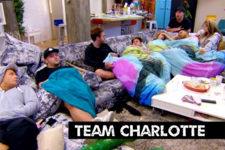 The team all gathered around to listen to what Charlotte had to say