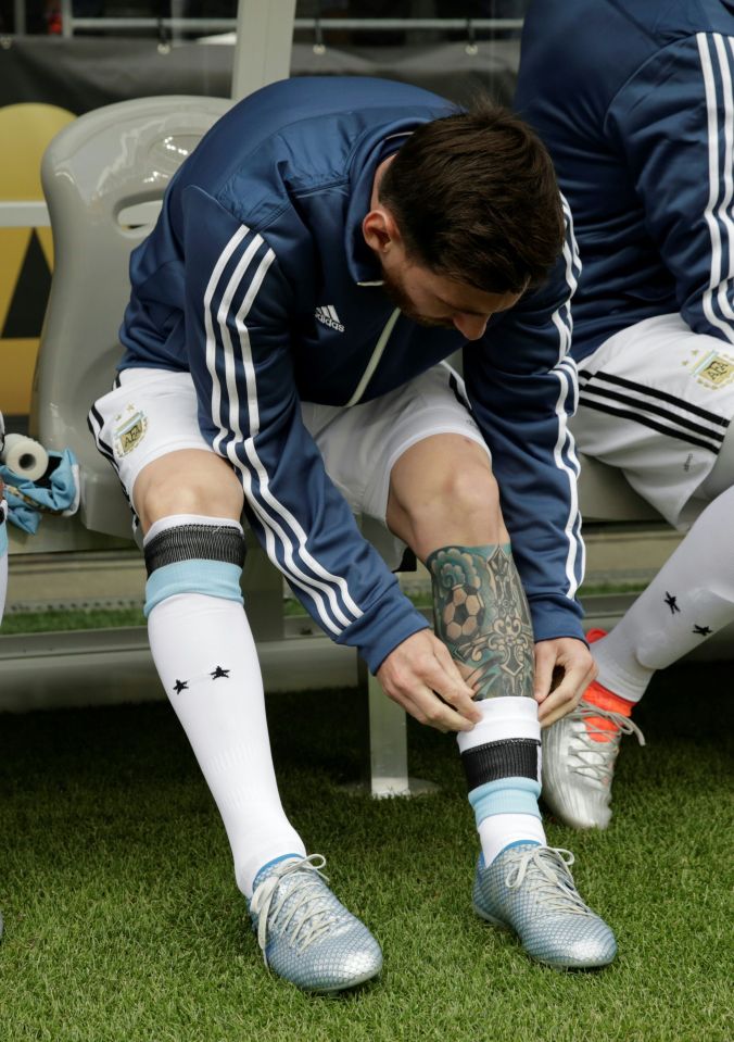 Lionel Messi's new piece of ink was spotted during the Copa America