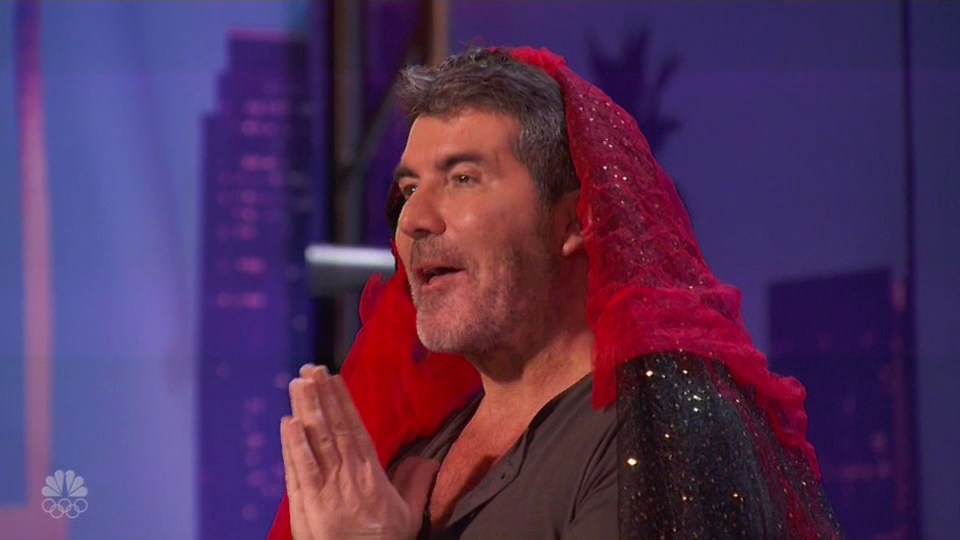  Simon begs his fellow judges to press their buzzes to end the performance