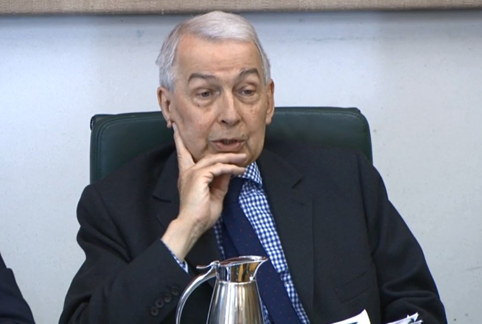  Sir Philip Green had wanted Frank Field not to attend the hearing accusing him of bias