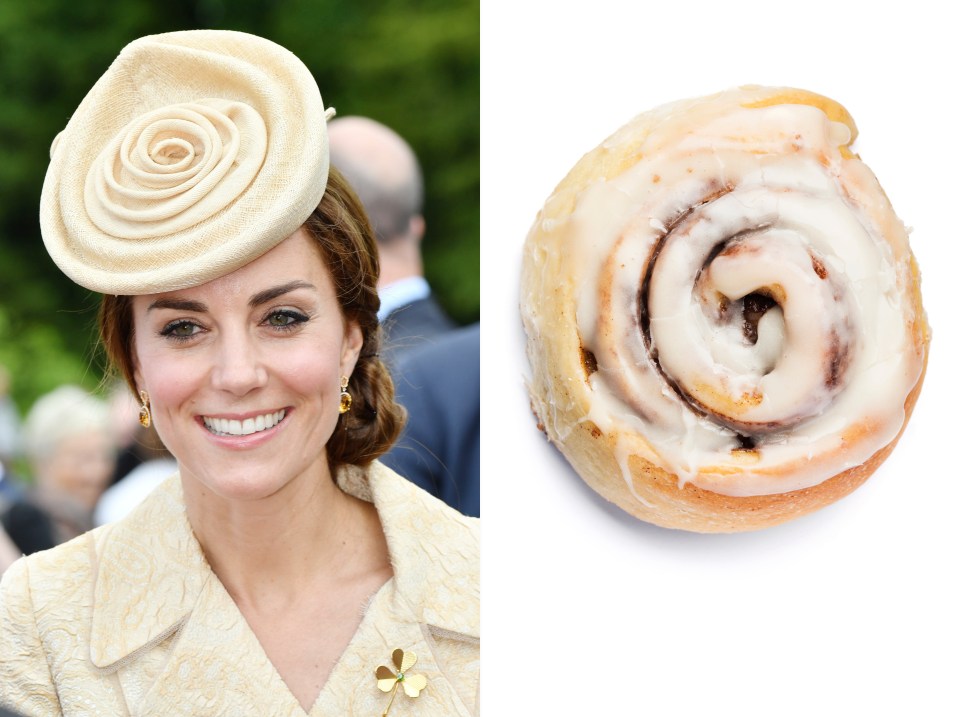 Looking swirly good Kate...The Duchess of Cambridge sported a danish pastry style hat in Belfast this week 