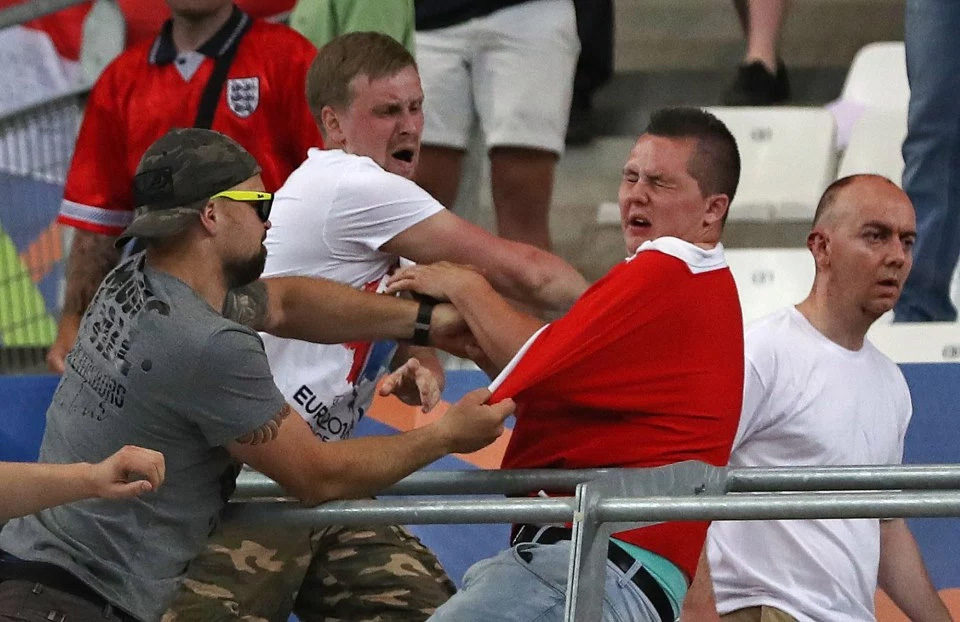  The vicious assaults led to warnings for both Russia and England, leading Wayne Rooney to beg supporters to stay away from trouble