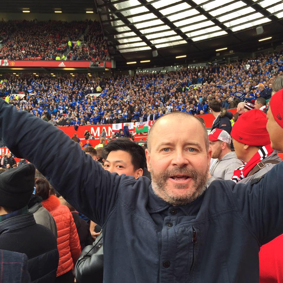  The football fan at Old Trafford