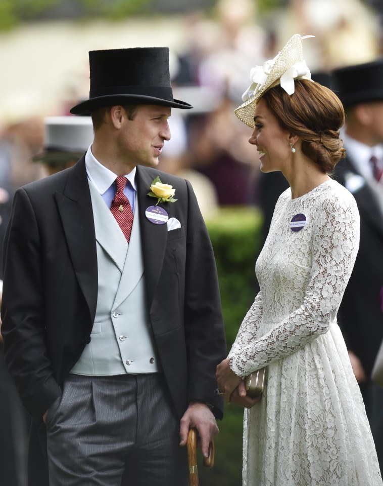  The Duke and Duchess of Cambridge appeared at the second day of racing, while the Duke's brother - Prince Harry - was at the racecourse yesterday