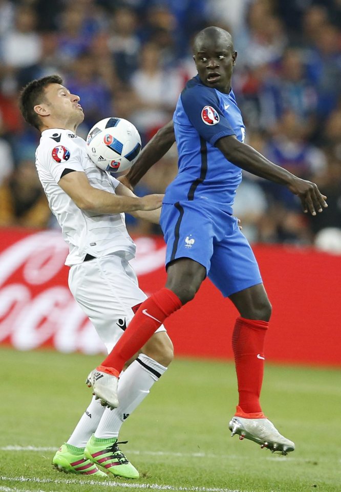  Kante was crucial to Deschamps system during the group stages