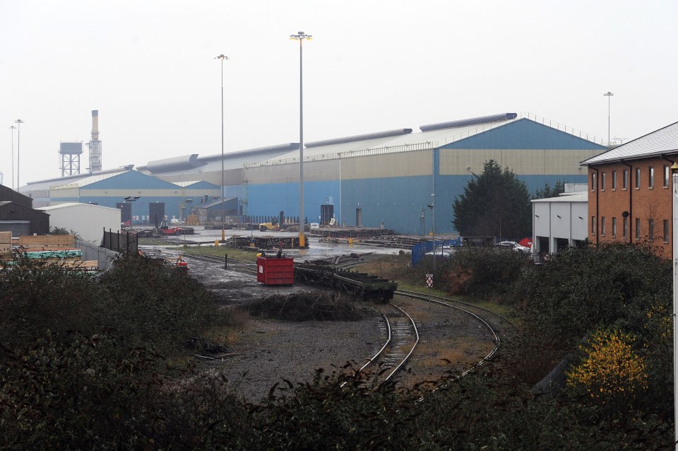  Celsa steel plant, pictured, is located near the government-funded road project