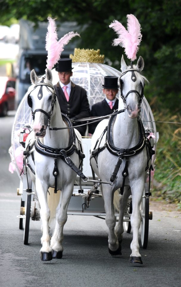 The couple enjoyed a Barbie-style white and pink themed wedding before they were arrested on drug charges