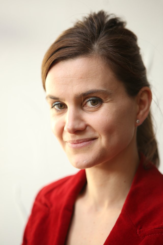  Speaking out ... Jo Cox who was reported shot and stabbed on the steps of Birstall Library