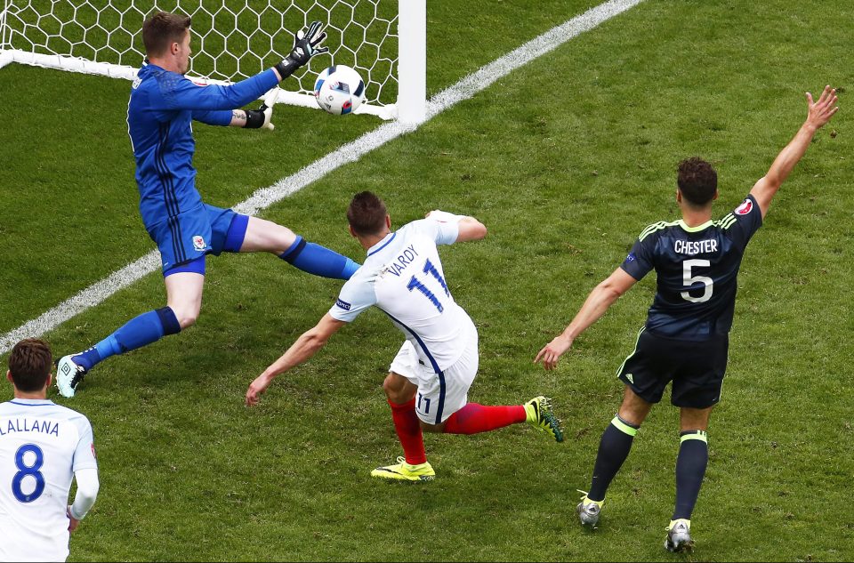 amie Vardy Vardy equaliser against Wales