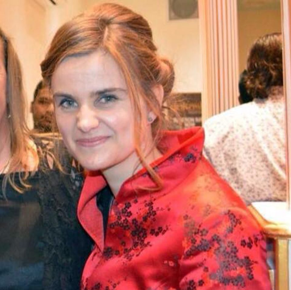  MP Jo Cox died after being shot and stabbed near her constituency surgery yesterday afternoon