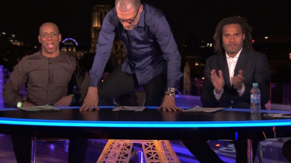  Hammers manager Bilic climbed on the table in the ITV studio after Payet's goal