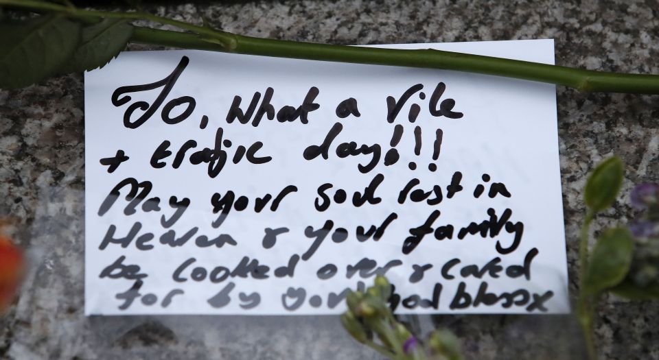  'Vile and tragic day'...a mourner writes