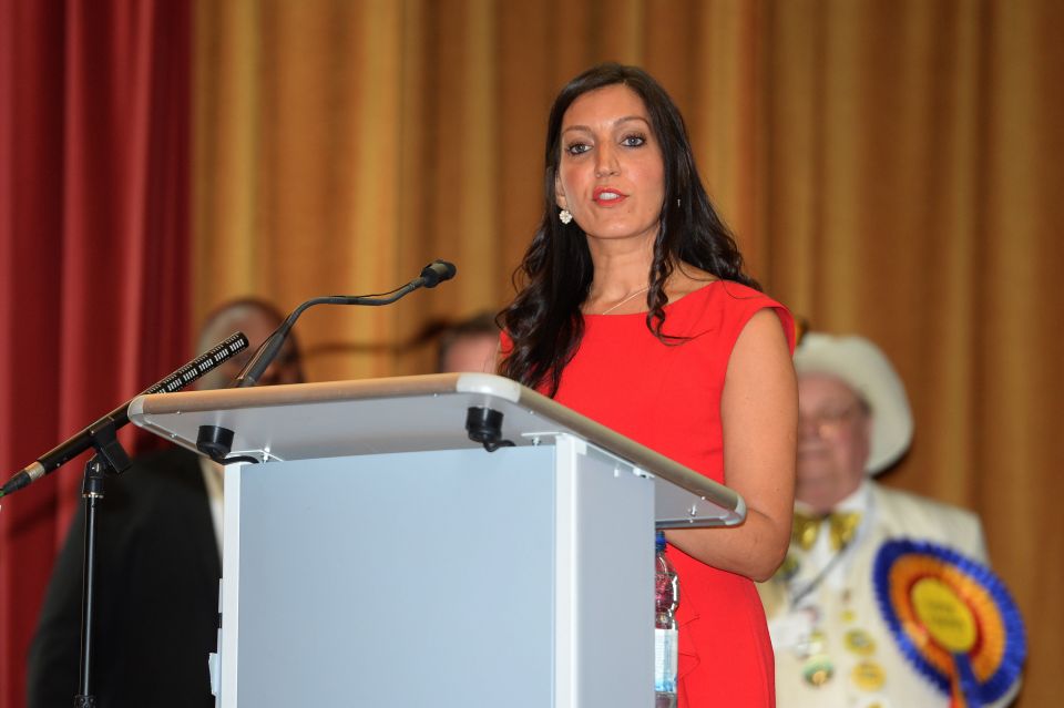  Victory ... Labour candidate Rosena Allin-Khan speaks after winning the Tooting by-election