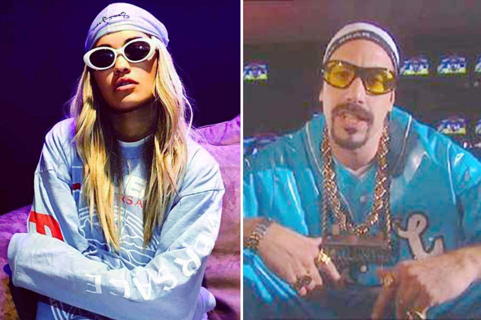  Rita Ora appeared to be channelling comedy character Ali G as she stepped out in LA