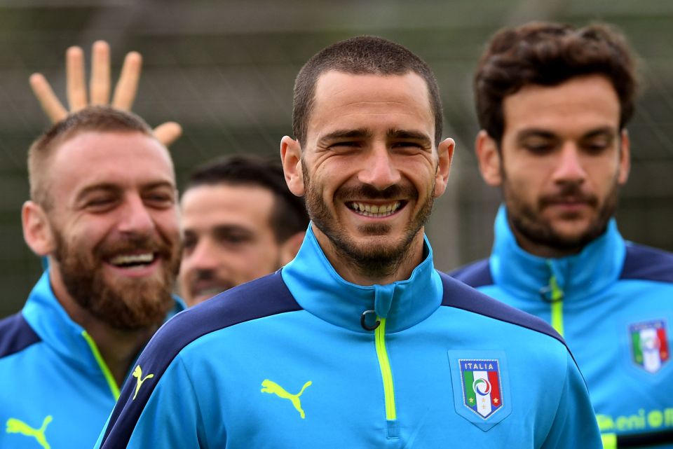 Juventus and Italy star Leonardo Bonucci is also on Conte's radar