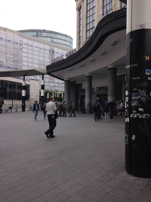  The station was closed for half an hour while the abandoned suitcases were investigated by bomb disposal experts