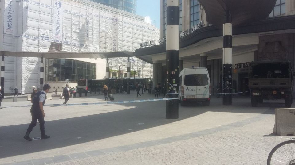  Brussels Central Station was evacuated after suspicious packages were discovered this morning